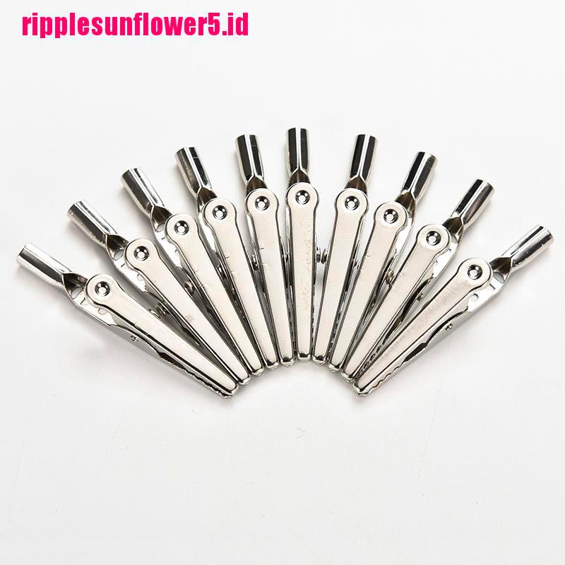 10pcs Klip Buaya Bahan Stainless Steel