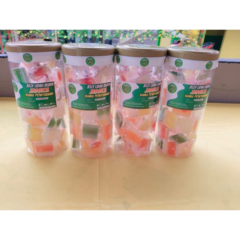 

jelly aloevera / manisan lidah buaya toples