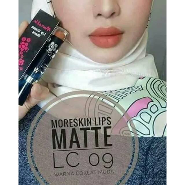 

MORESKINLIPSMATTE LC 09 Warna coklat muda