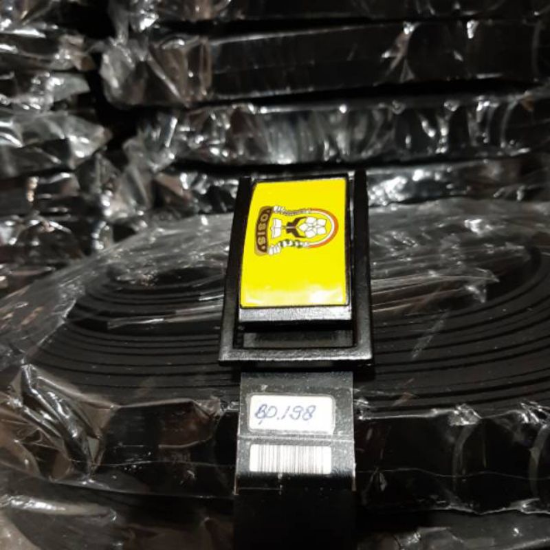 Tali Pinggang Striker Osis Kuning Ukuran 3 Cm,Tali Fiber Mika