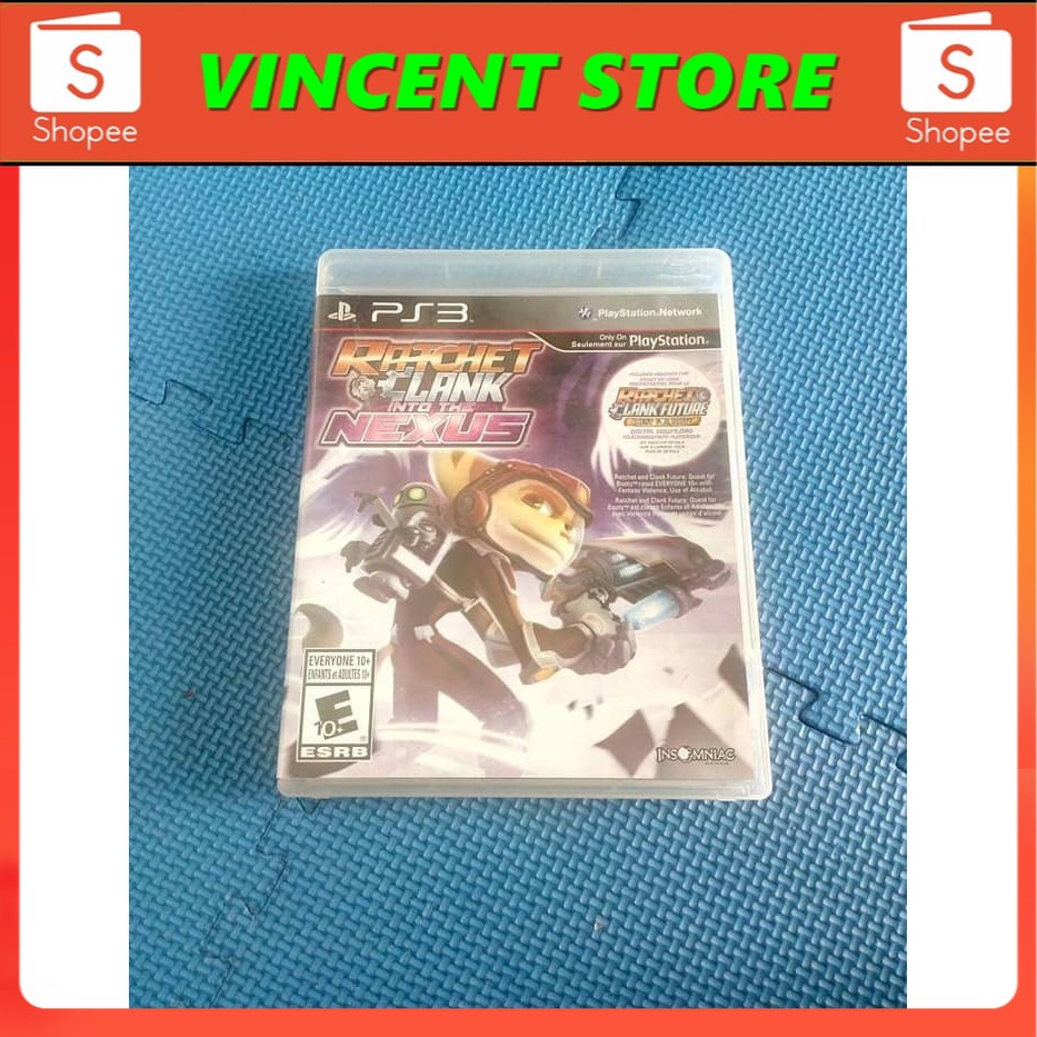 PRODUK ORIGINAL bd ps3 kaset game RATCHET CLANK into the nexus