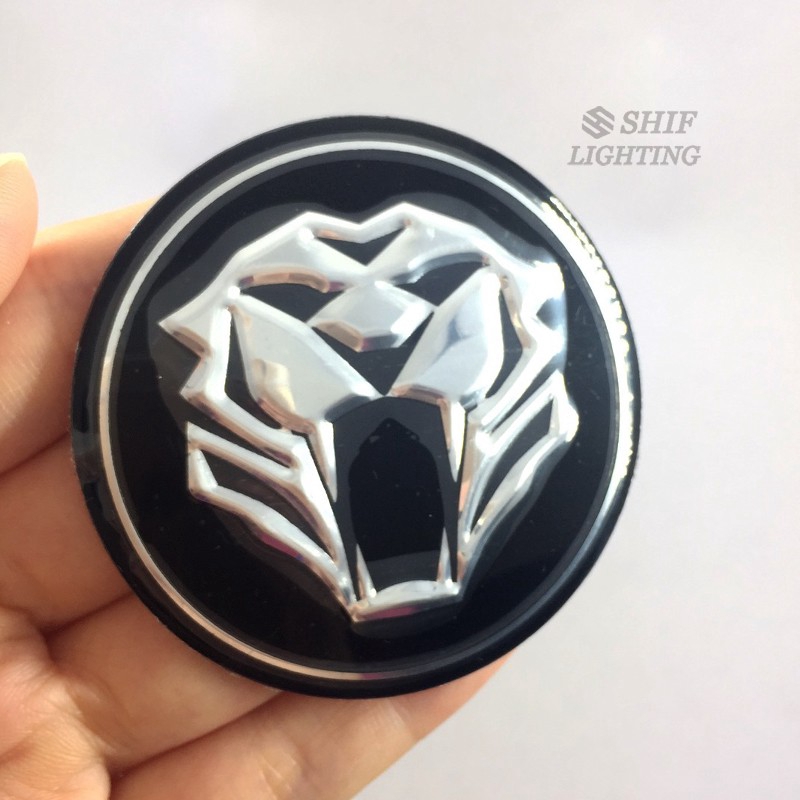 Stiker Emblem Logo Harimau KIA 4x56mm Untuk Velg Hub Mobil