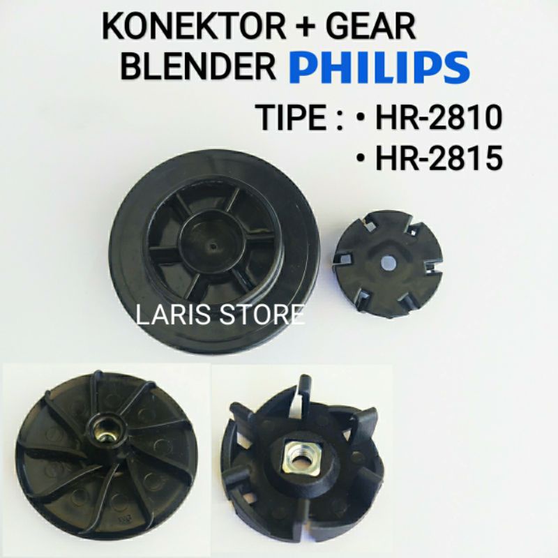 Konektor + Gear / Gigi Blender Philips HR-2810 HR-2815 Tipe Model Lama