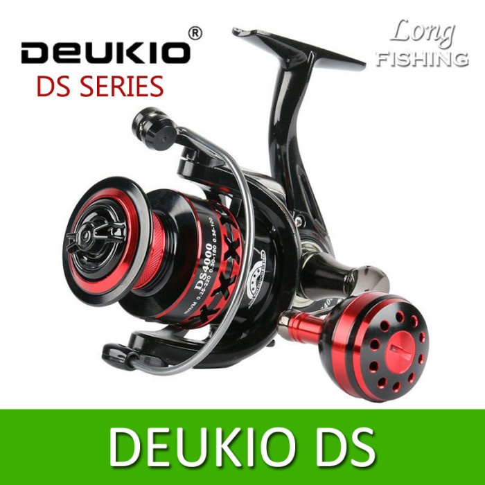 Reel Pancing Metal DEUKIO DS 2000 - 7000 Kekuatan Tinggi Body Mewah - DS2000