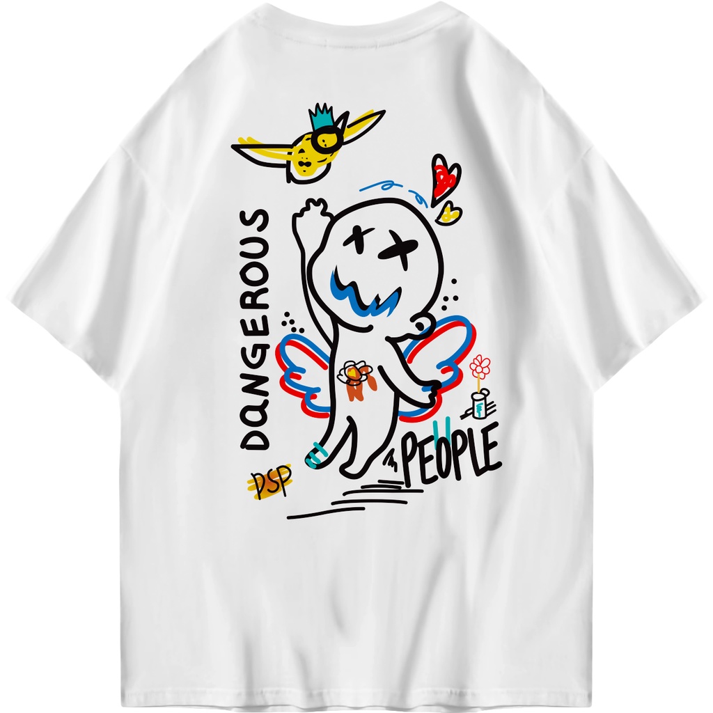 FIRSTLAST Oversized Tshirt Dangerous People | Kaos Oversize Pria dan Wanita