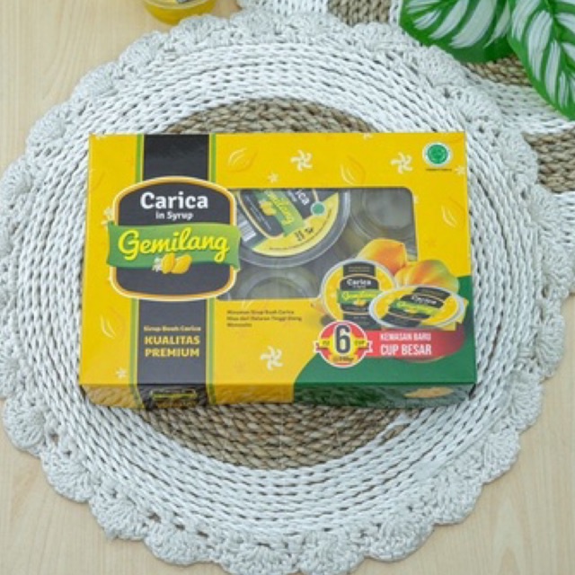 carica gemilang ukuran 250 gram 1 dus isi 6pcs