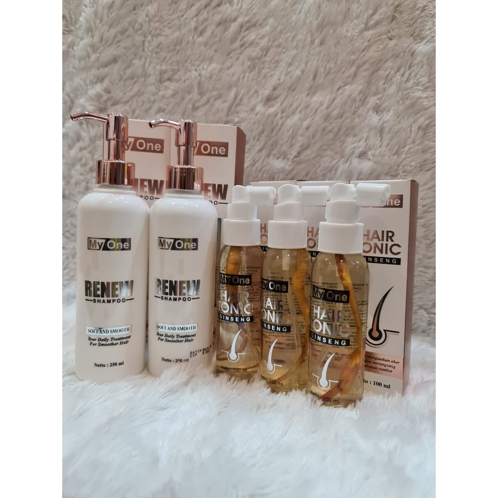 Paket murah MY ONE SHAMPOO+HAIR TONIC