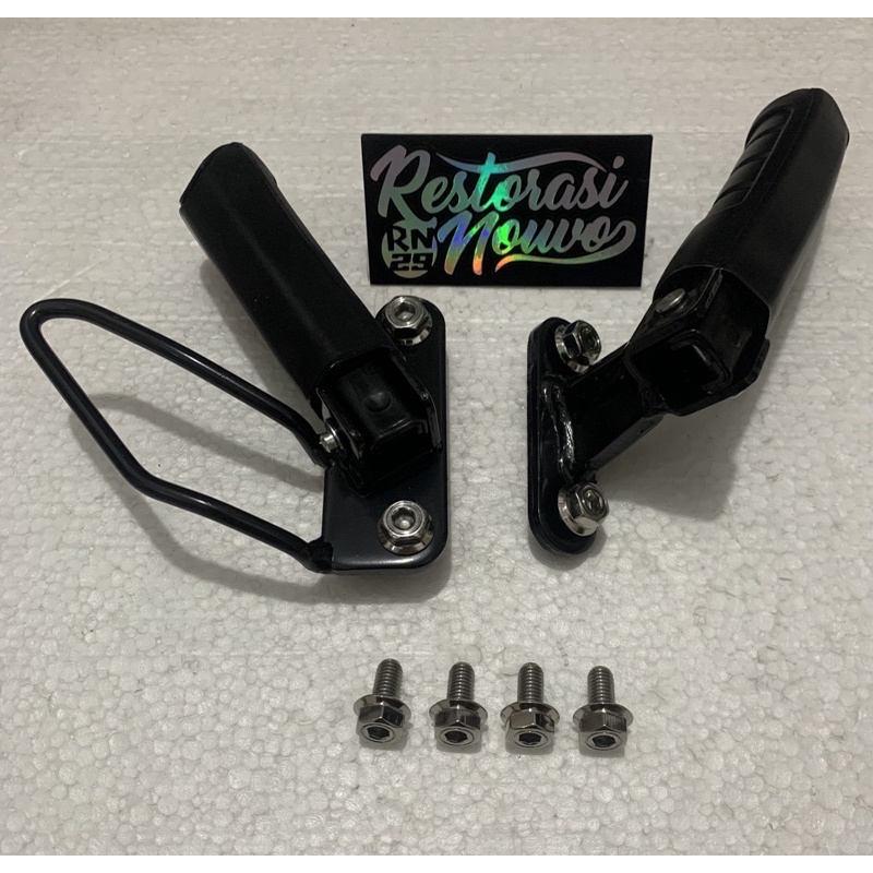 Baut footstep nouvo lele kiri kanan stainless baut step nouvo baut bustep nouvo lele set baut injeka