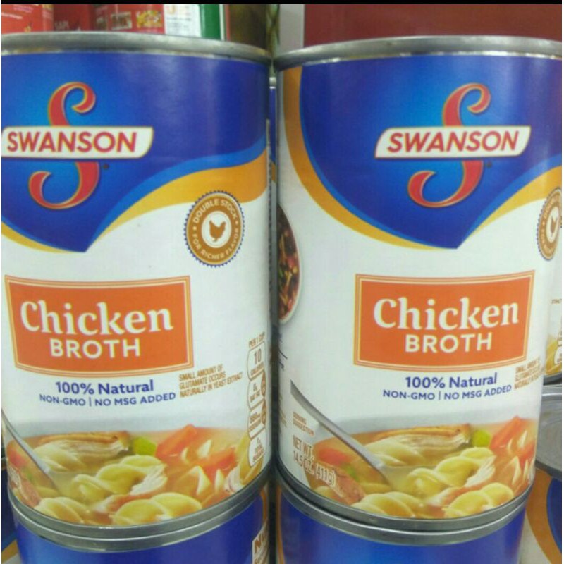 

SWANSON CHICKEN BROTH 14.5oz (411gr)