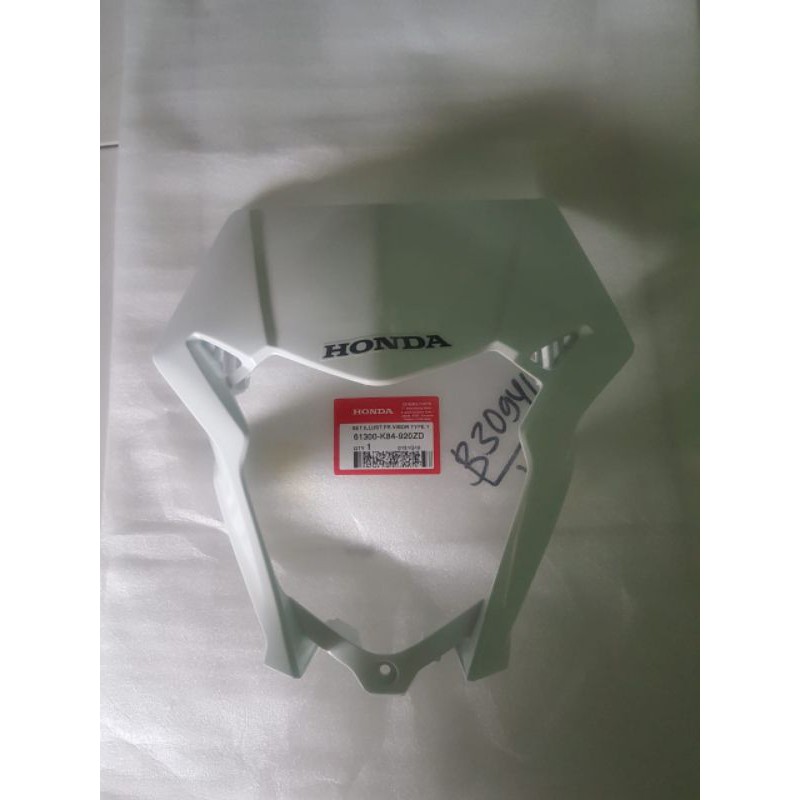 Cover lampu Batok Lampu depan CRF 150L Warna putih 61300-K84-920ZD