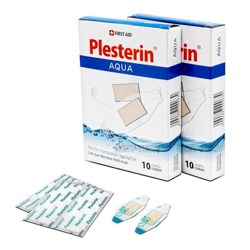 Plester Luka Transparan Anti Air / OneMed Plesterin Aqua isi 10 pcs