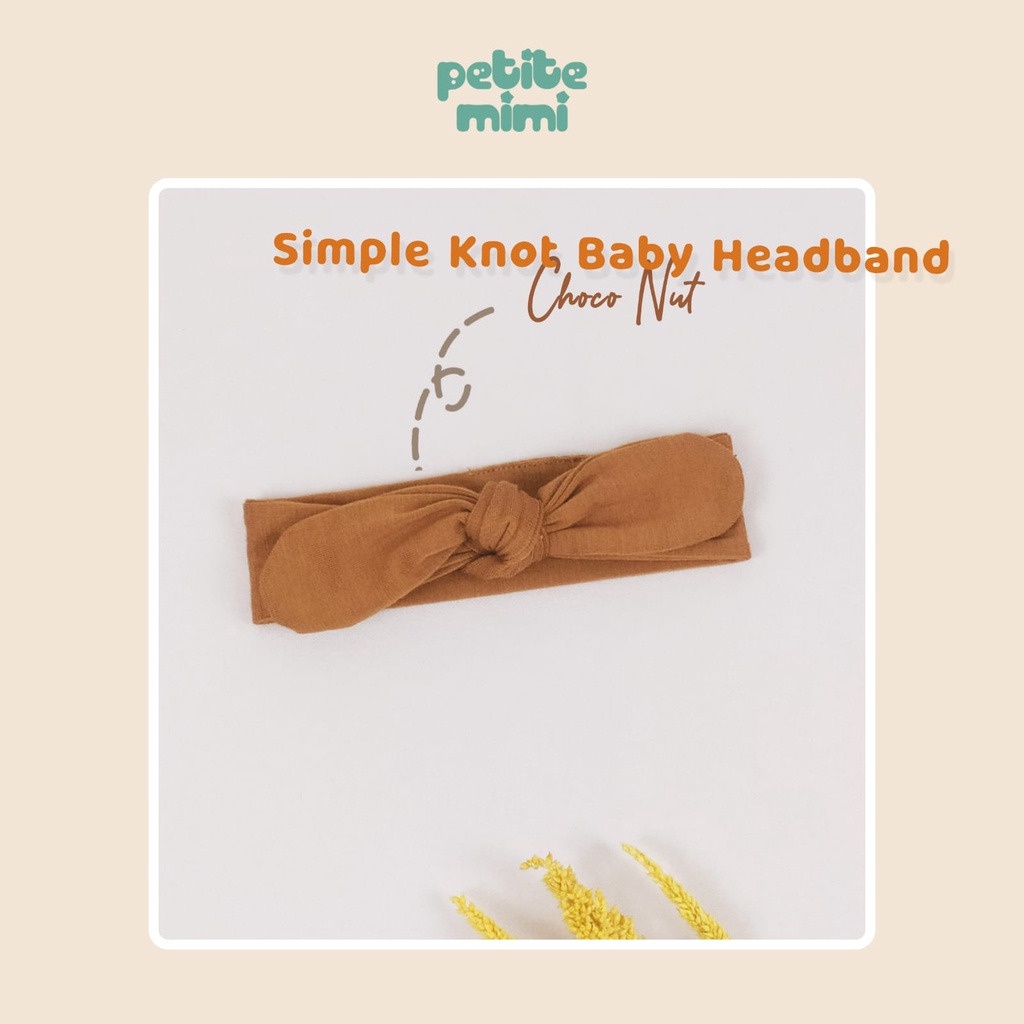 PETITE MIMI SIMPLE KNOT BABY HEADBAND