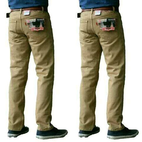 murah  ready lima warna celana jeans panjang laki laki fashion pria levis 505 cowok regular standart