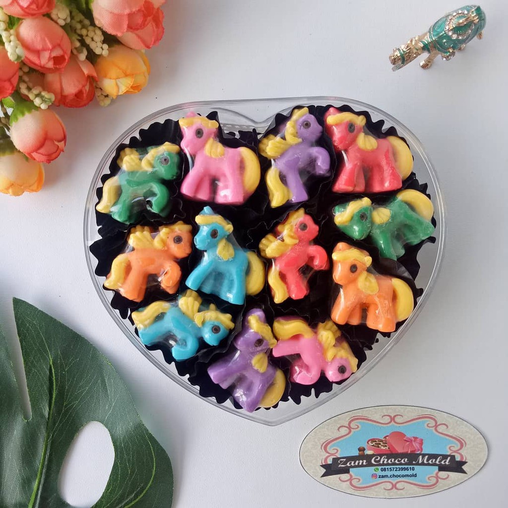 

Coklat karakter toples/coklat lebaran/coklat unik/coklat karakter LITTLE PONY