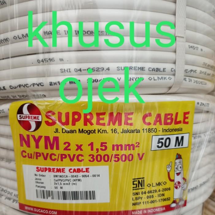 Listrik Kabel Listrik / Power 2X1.5 Nym Supreme