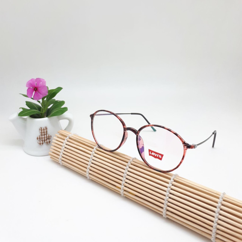 Frame Kacamata Minus Levis 8703 Bulat Pria Wanita
