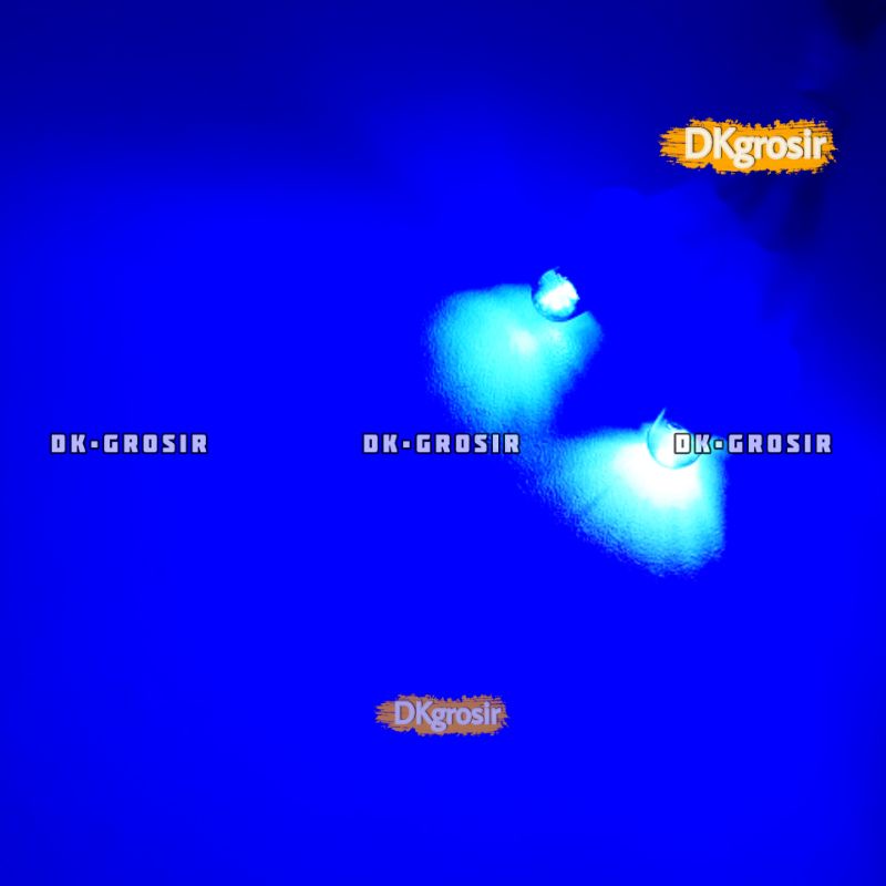 2Pc - Lampu LED -  Lampu Sen colok LED T10 Senja Sein Mode Diam / standby - Lampu senja, spedoo Pink, biru, kuning, ice blue-BIRU