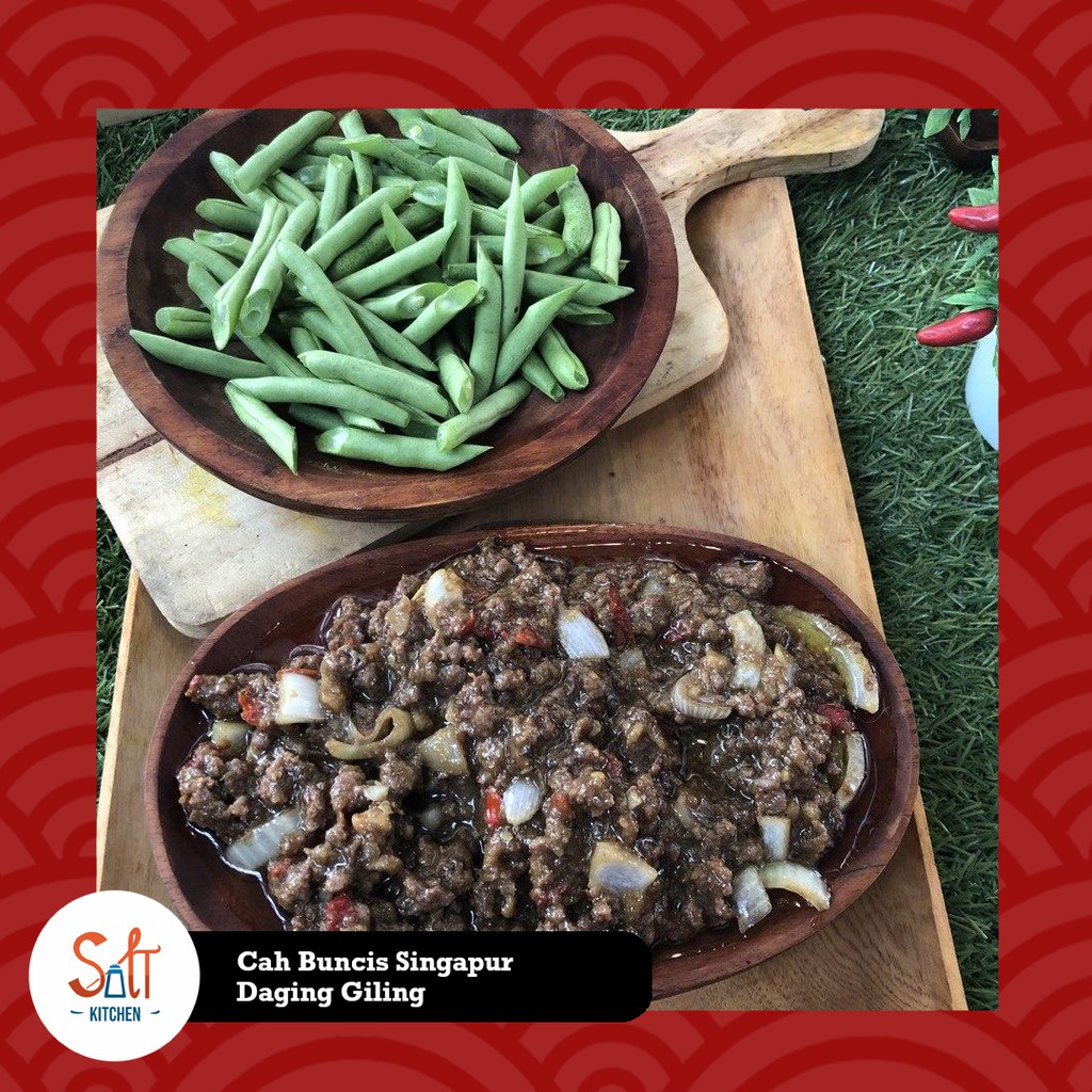 

Cah Buncis Singapura Daging Sapi Giling