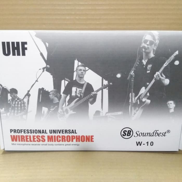 MIC WIRELESS SOUNDBEST W 10 PROFESIONAL MICROPHONE