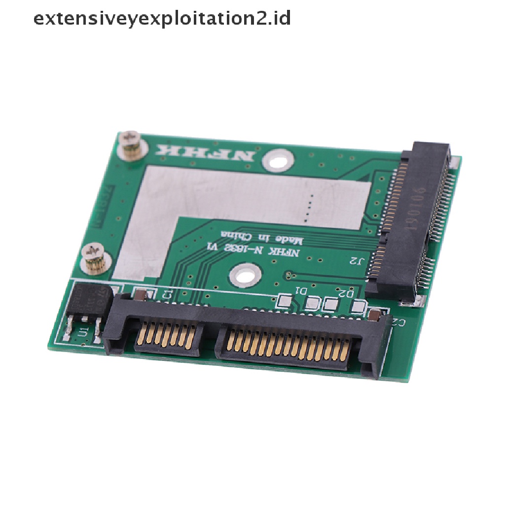 Id mSATA ssd Ke 2.5 '' SATA 6.0gps Papan Modul adapter Konverter Kartu mini pcie ssd