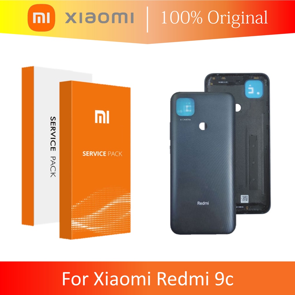 BACKDOOR BACK COVER CASING XIAOMI REDMI 9C ORIGINAL