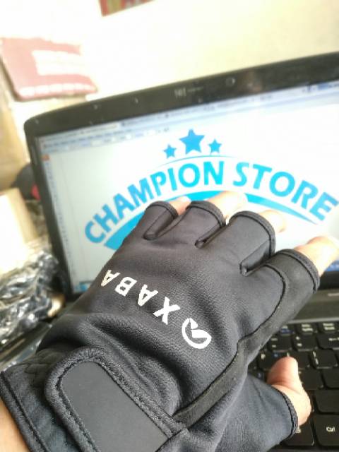 Glove xaba new gayo  03 half finger sarung tangan outdoor sepeda motor gunung riding dan gym fitness