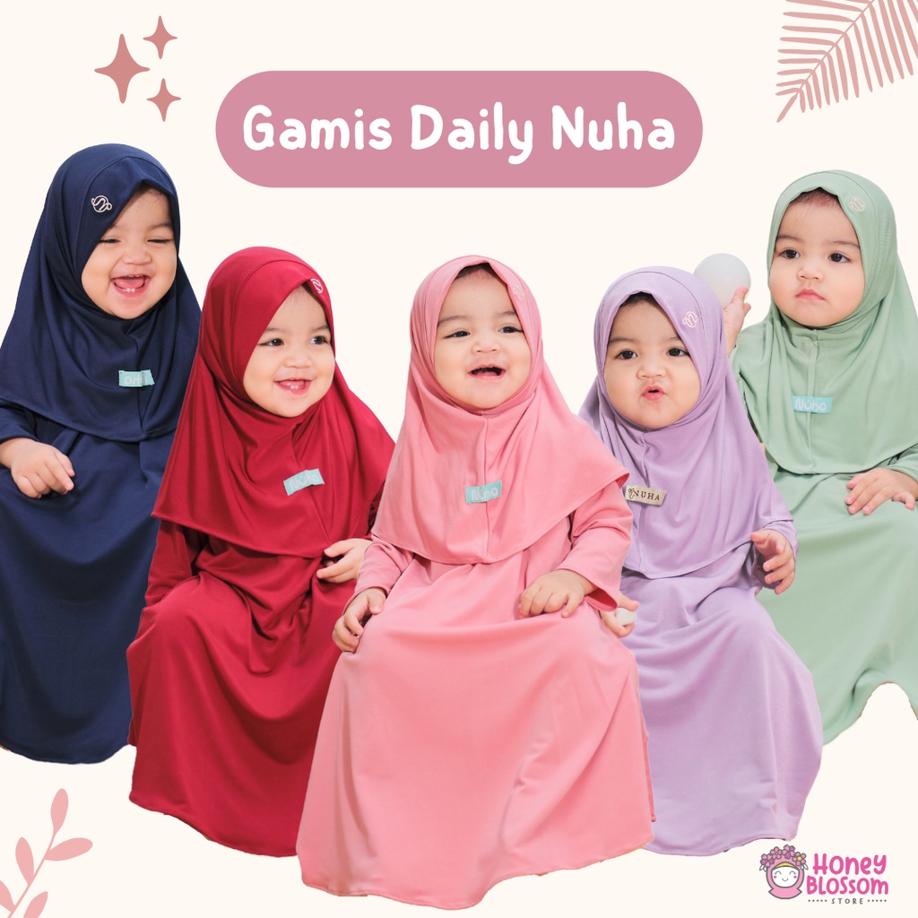 AISKA gamis bayi perempuan 0 6 bulan / gamis bayi perempuan cantik daily nuha