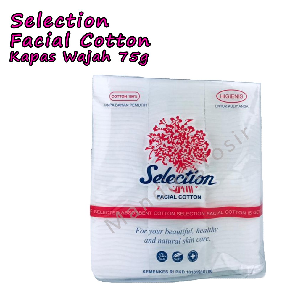 Facial Cotton *Selection * Kapas Wajah * 75g