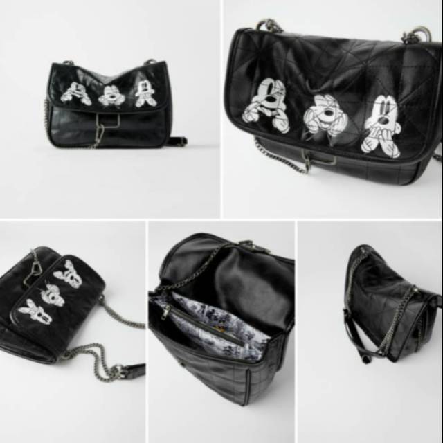 ZARA MICKEY MOUSE CLUTCH BAG LIMITED EDITON ORIGINAL