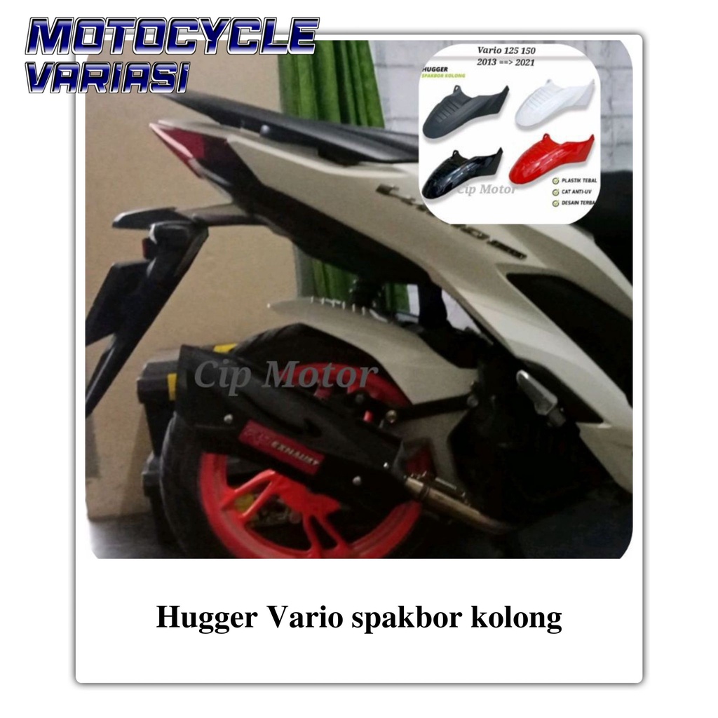 Hugger Vario spakbor kolong Vario 125 150 2013 sampai 2021 CLICK