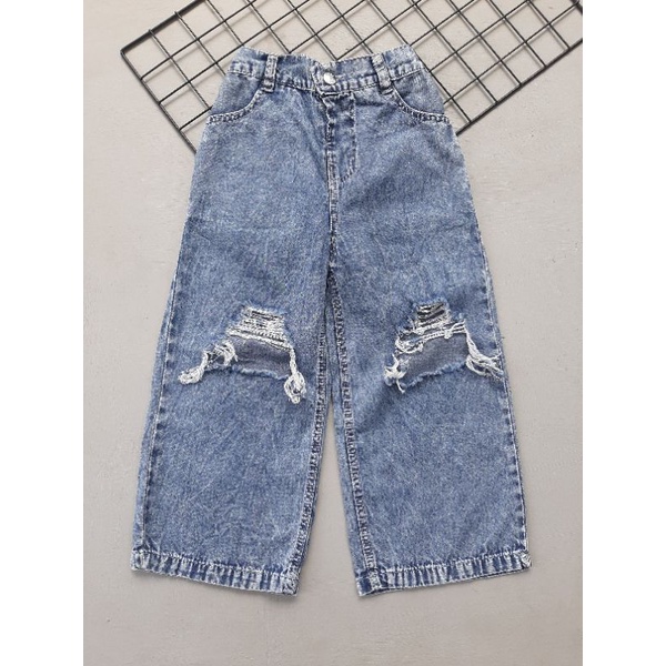 CELANA KULOT SOBEK TEMBUS ANAK ( BAHAN TEBAL)