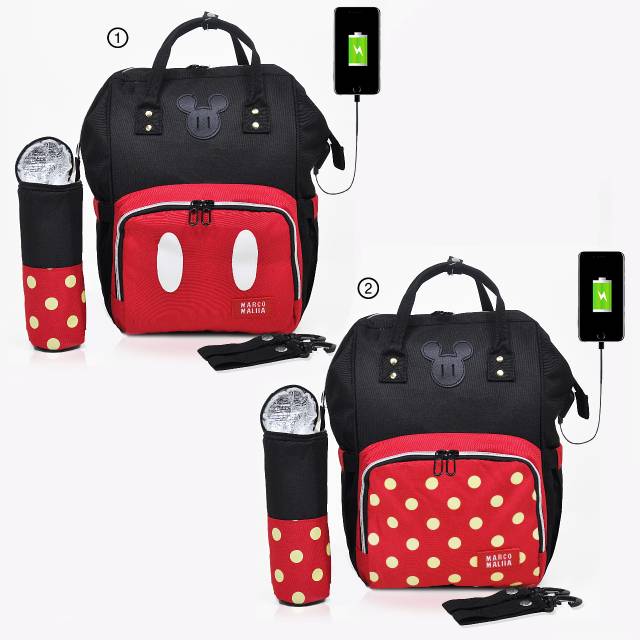 LC TAS RANSEL  DIAPERS MICKEY