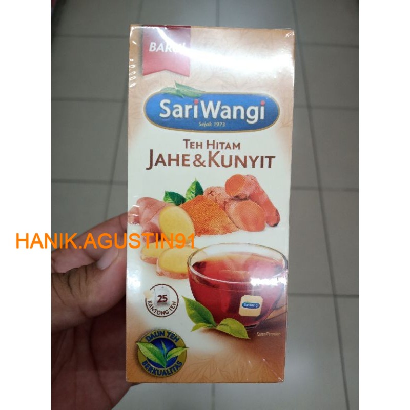 

Sariwangi Teh Hitam Jahe & Kunyit 25 Teh Celup 45 gr