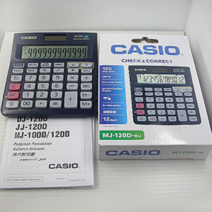 

On Sale Casio Desktop Mj-120D - Kalkulator Meja Office Check Correct Mj 120D
