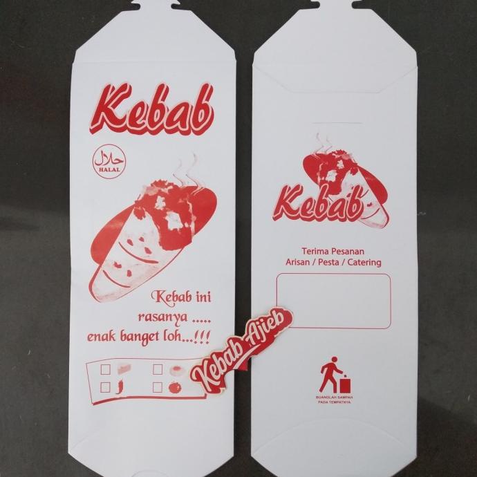 

[COD] Dus / bungkus kebab kecil 1 warna isi 100 pcs [COD]