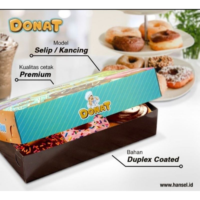 

Box Dus Donut Donat Sedap Mantap Gambar Koki