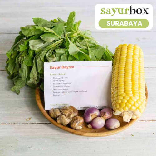 

Paket Masak Sayur Bayam 1 pack (Sayurbox) - SURABAYA