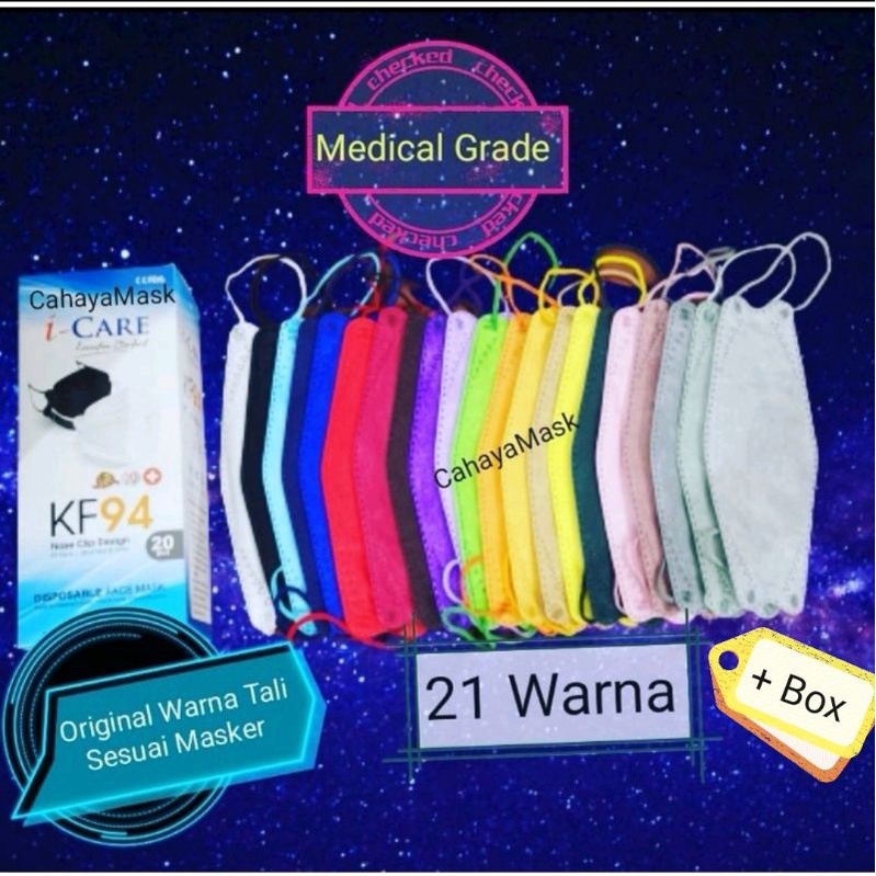 Masker KF94 I-Care Korea Convex 20pcs
