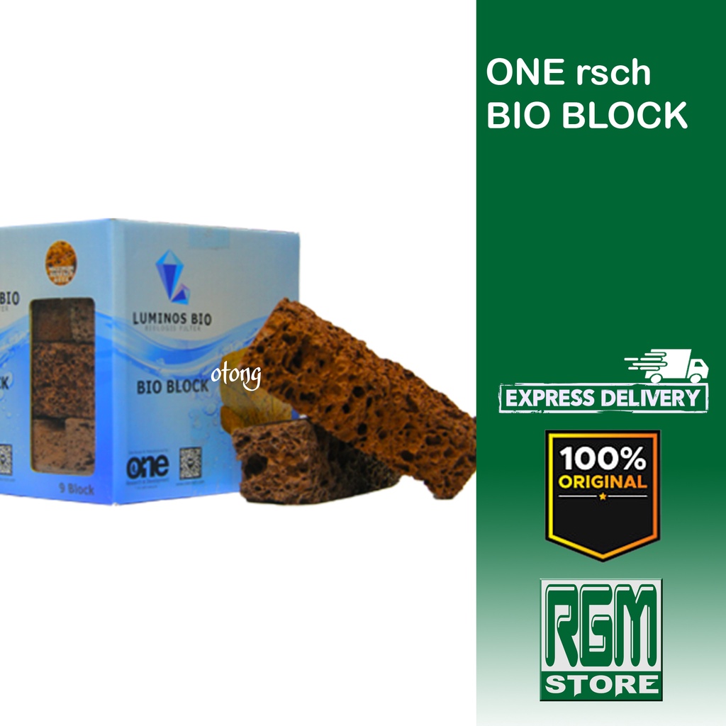 LUMINOS BIO MEDIA FILTER BIOLOGIS ECO CUBE SLICE BLOCK AQUARIUM