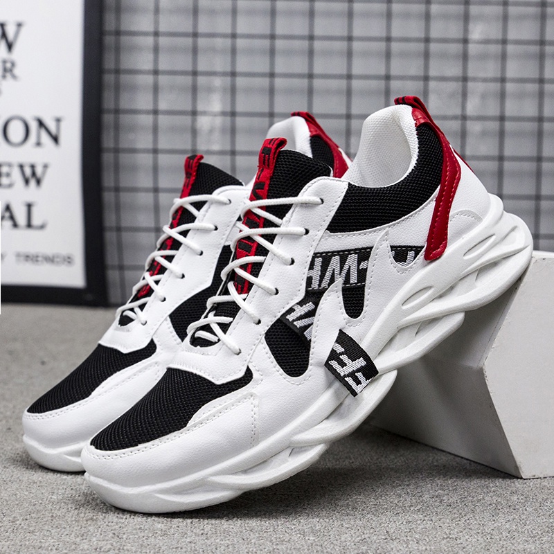 Sepatu Sneakers Pria Wanita OffWhite Hoops Low Putih/Hitam Fashion Casual Sport Running Shoes Import