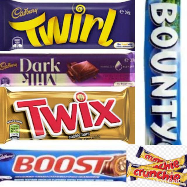 

Cadbury single bars