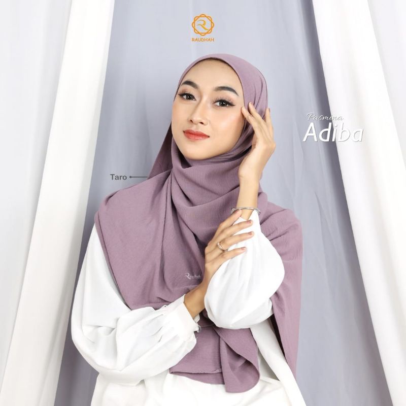VIRAL Pasmina Airflow Crinkle raudhah pashmina cotton crinkle TERMURAH