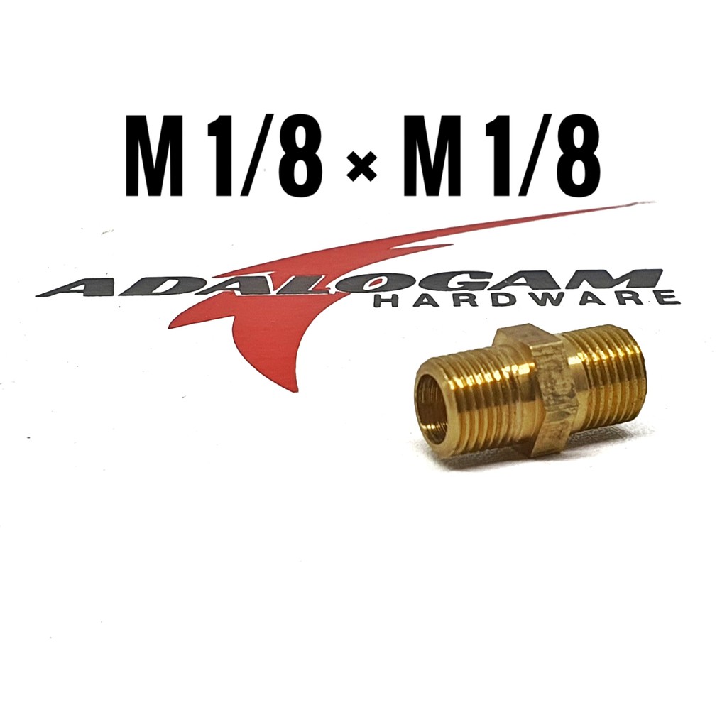 Dobel Nepel M 1/8 × M 1/8 Full Brass