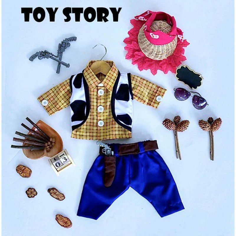 Kostum Toy Story Photoshoot/ Baju Toy Story Newborn/ Kostum Toy Story Anak Laki-laki