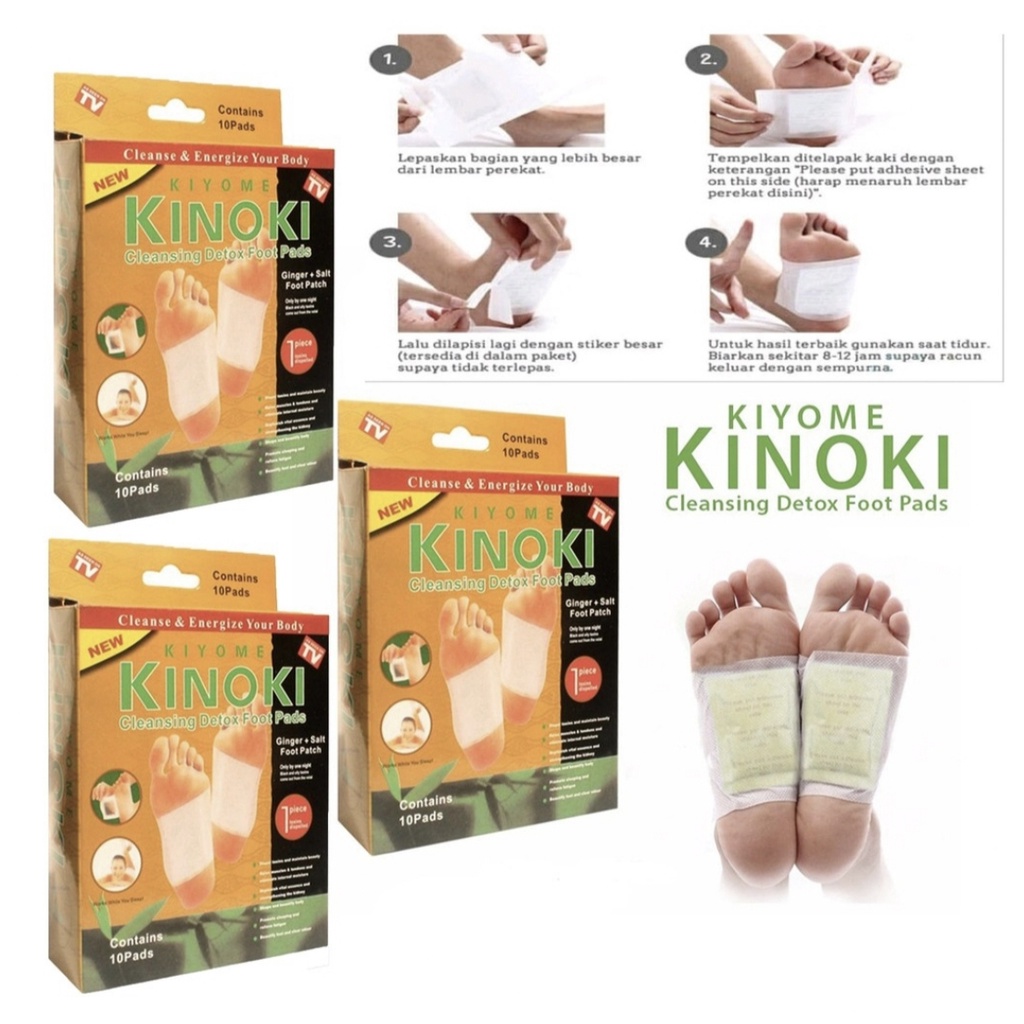 KOYO KINOKI GOLD DETOX KAKI KINOKI DETOX FOOT PADS
