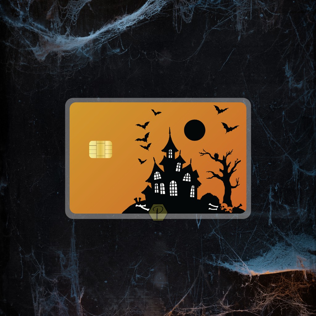 LIMITED HALLOWEEN SERIES 2020  - Card Cover Skin Sticker – PLIATA Stiker Kartu ATM, E-Money, E-Toll