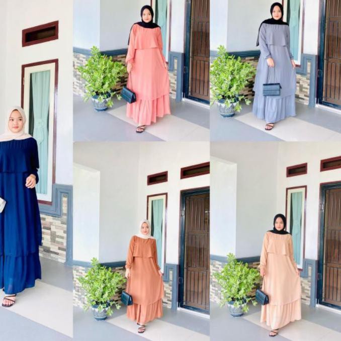 ☉ PROMO GAMIS MALAY POLOS/GAMIS POLOS FASHION/GAMIS TERBARU/GAMIS ❉