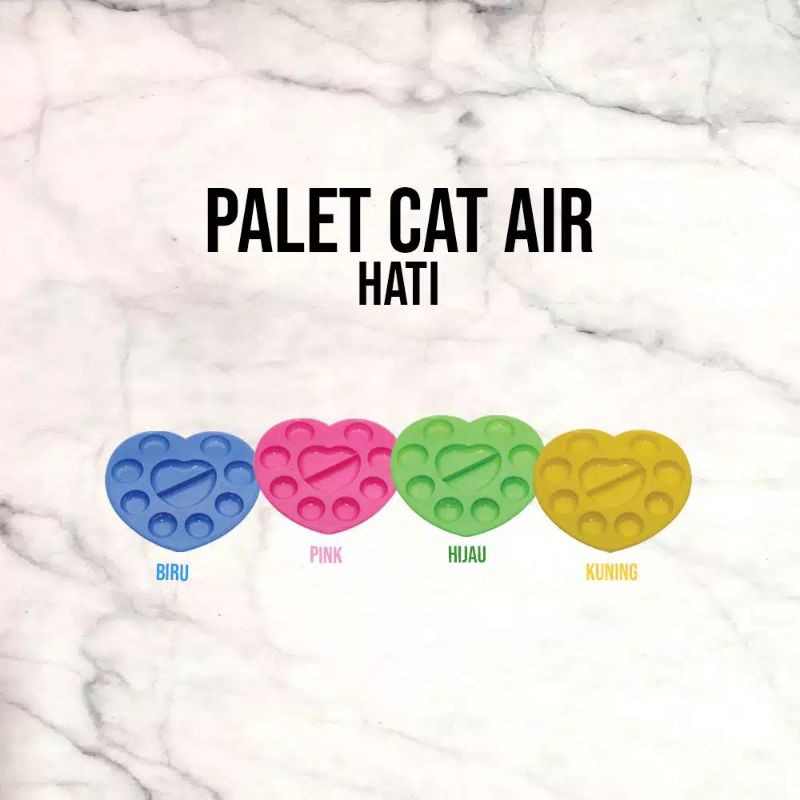 Palet Cat Air motif kupu-kupu/love/sakura/kepiting