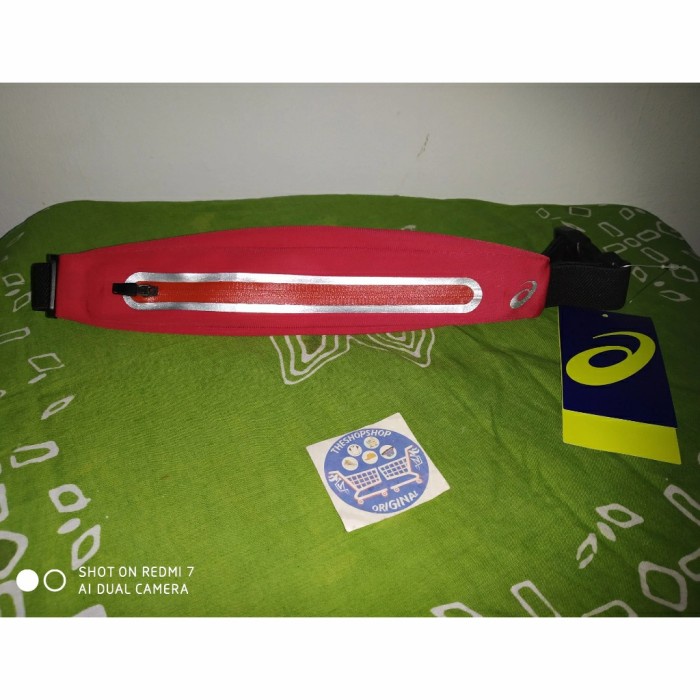 TAS PINGGANG ASICS SLIM WAIST POUCH RUNNING BELT ORIGINAL 3013A121600
