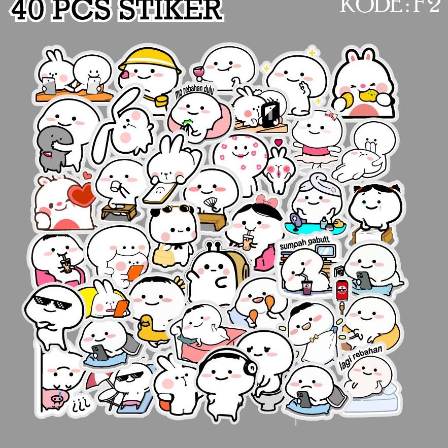 

(X6W3) 40 PCS STICKER SEMUA LOGO BRAND AESTHETIC UNTUK LAPTOP CASE TUMBLER HP HELM MOTOR - F //Datang@lagi